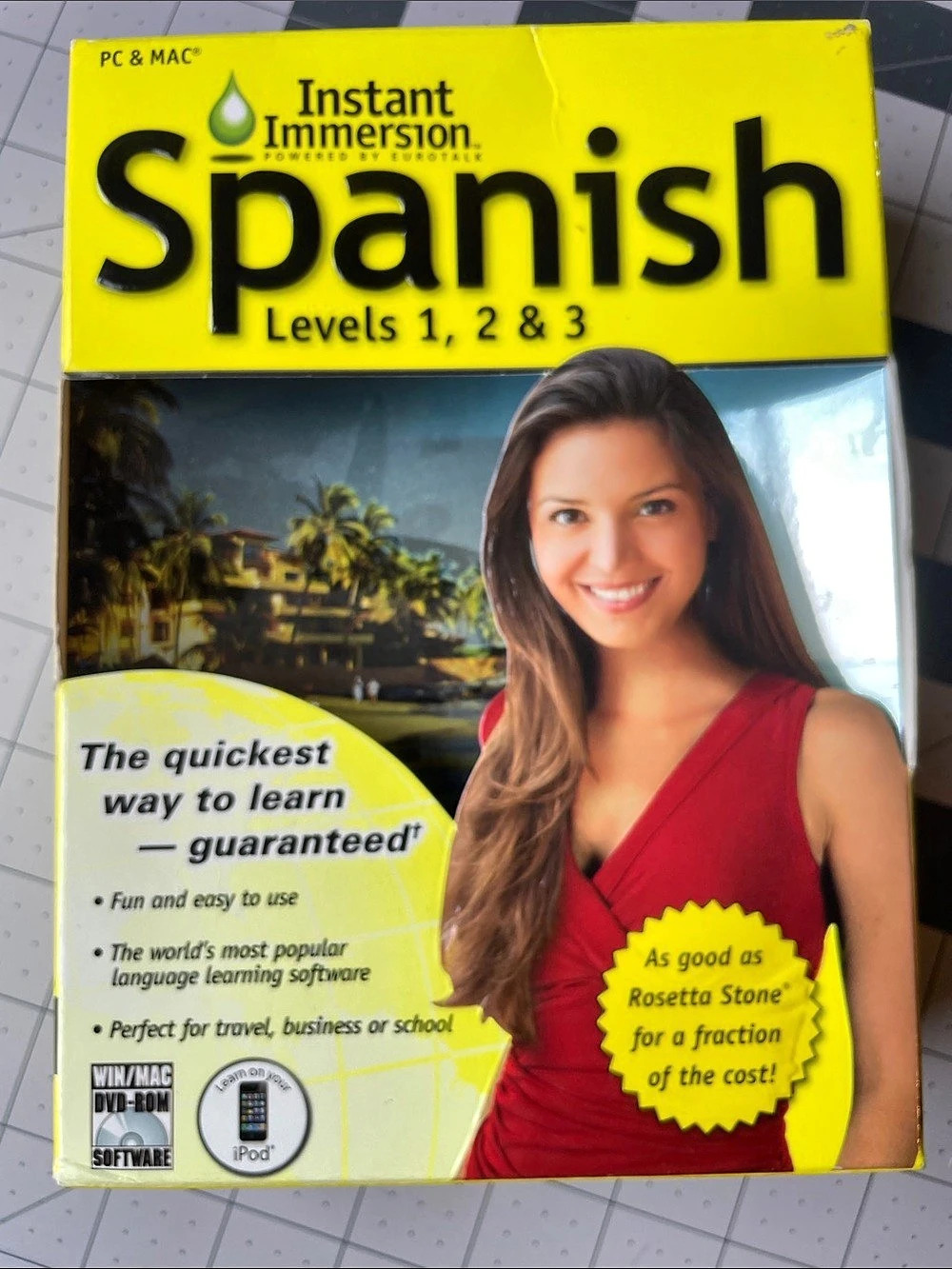 Instant Immersion Spanish Levels 1, 2 & 3 PC & MAC Language Learning Software